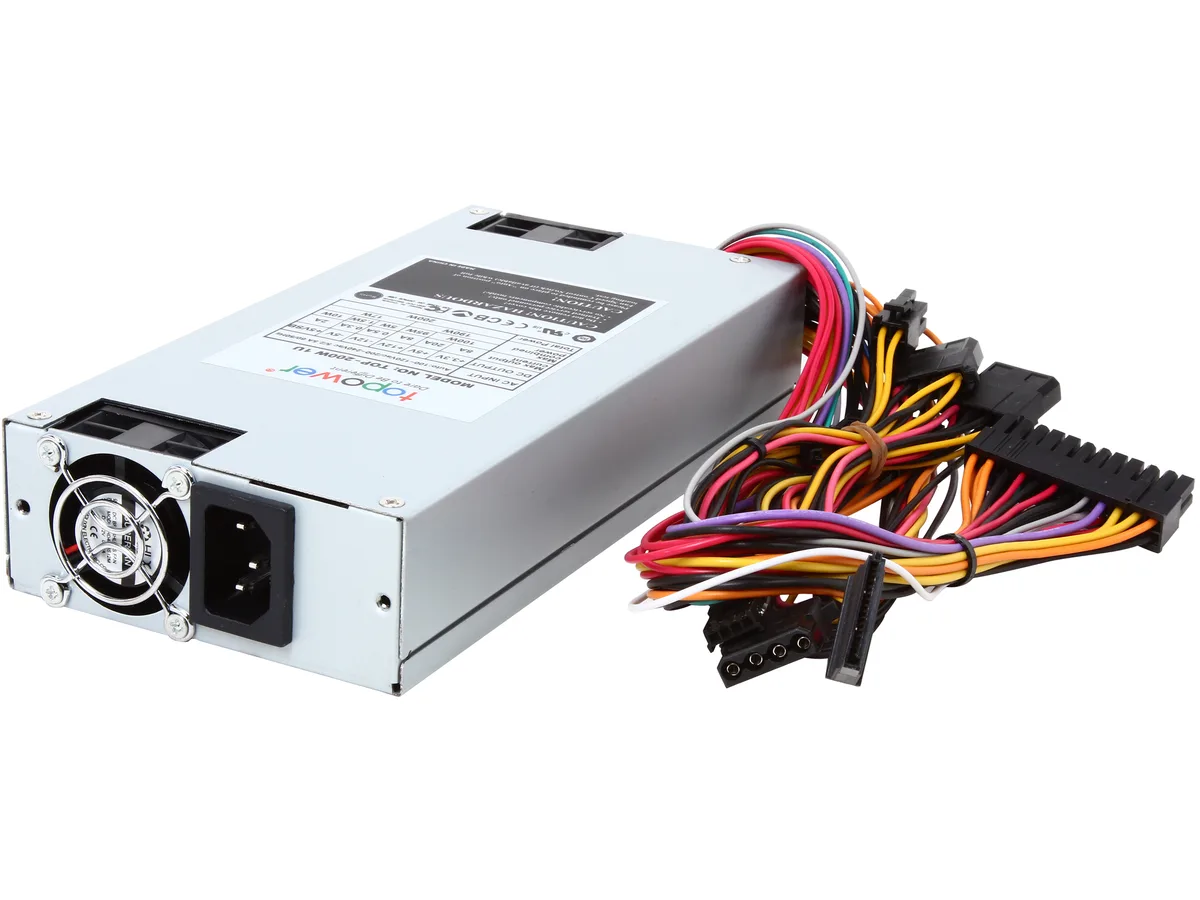 TOPOWER TOPOWER TOP-200W1U 200W server power supply — Produktfoto