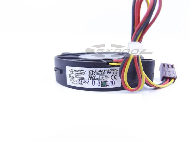 SXDOOL SXDOOL B126015BU 60x60x15mm 12V 0.40A 6200RPM case fan — product photo