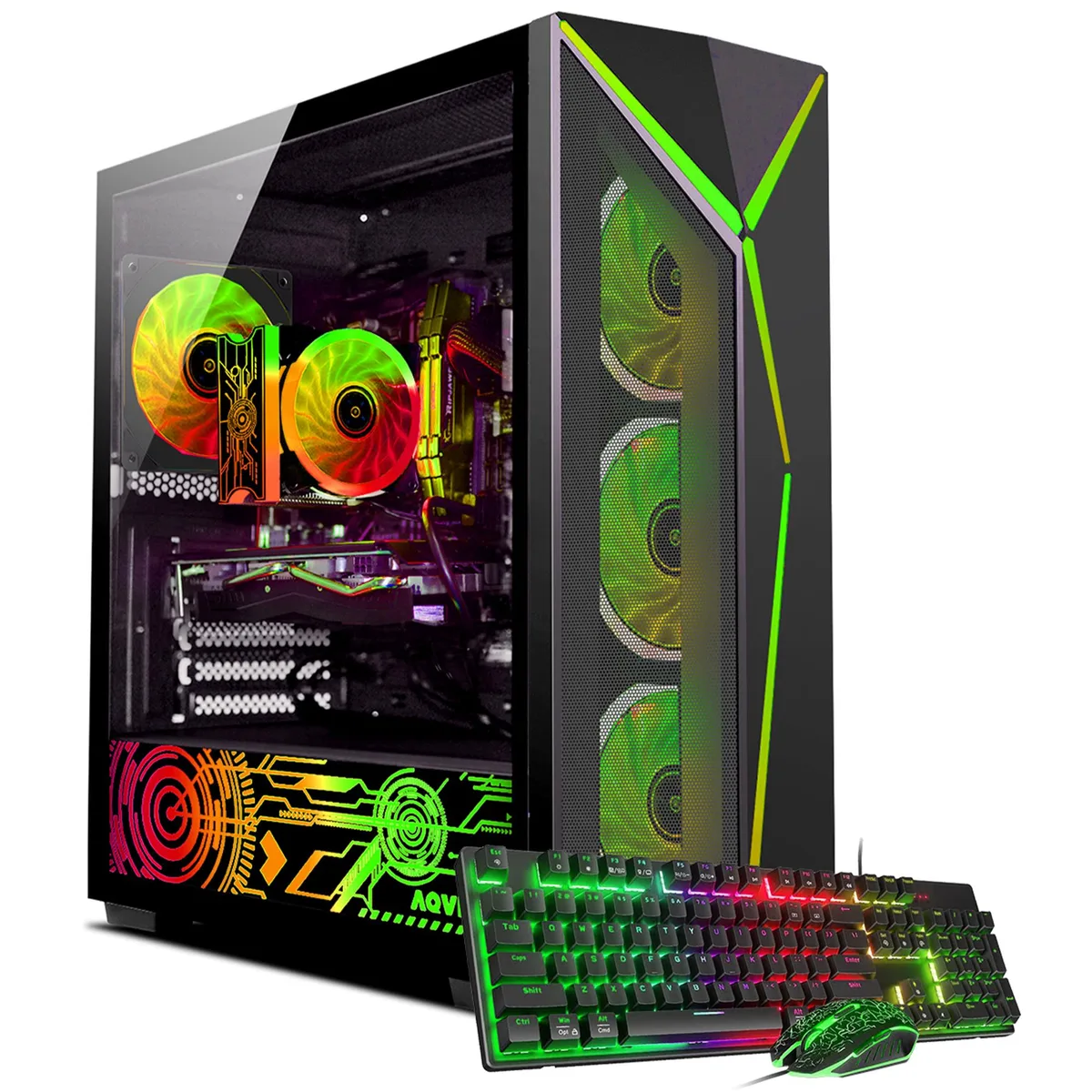 AQVIN AQVIN AQ80 Gaming PC i7-8700 RTX 3050 6GB 32GB DDR4 2TB NVMe — photo du produit