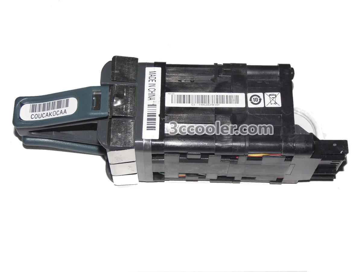 Black 40 by 56 millimetre NIDEC server fan with ball bearing