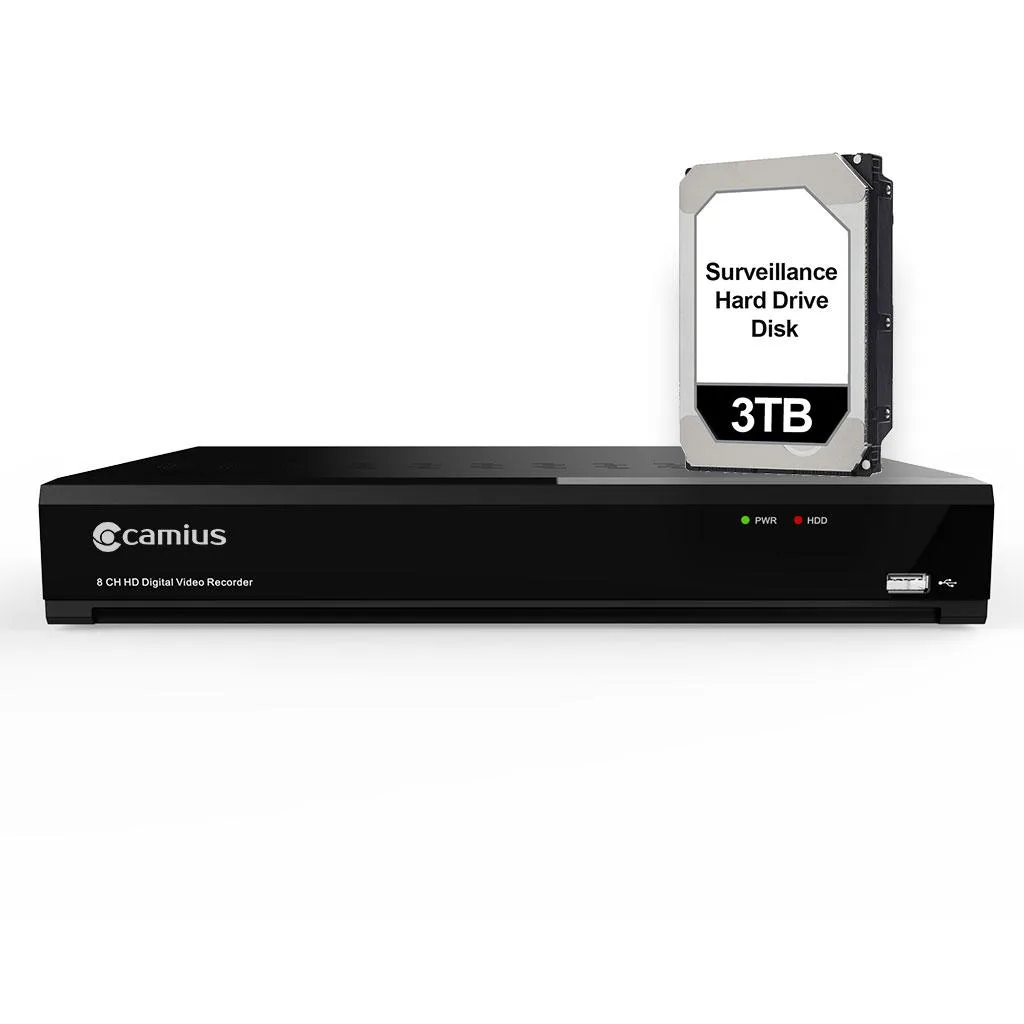 Camius Camius TRIVAULT4K184R2-3TB 8 Channel Hybrid DVR 3TB video recorder — fotografia produktu