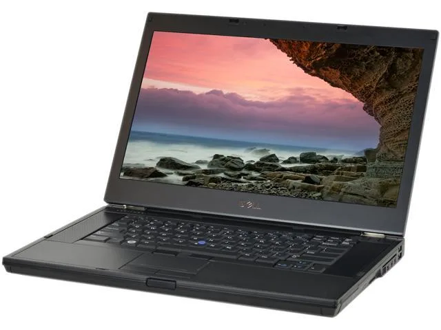 Silver Dell Latitude E6510 15.6 inch laptop with brushed metal finish