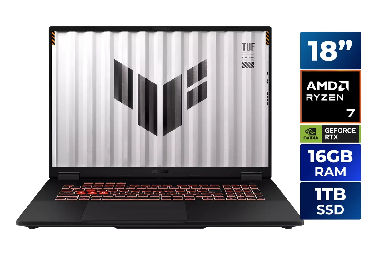 ASUS ASUS TUF FA808UM-IS74-R Ryzen 7 260 RTX 5060 16GB DDR5 1TB gaming laptop — Produktfoto
