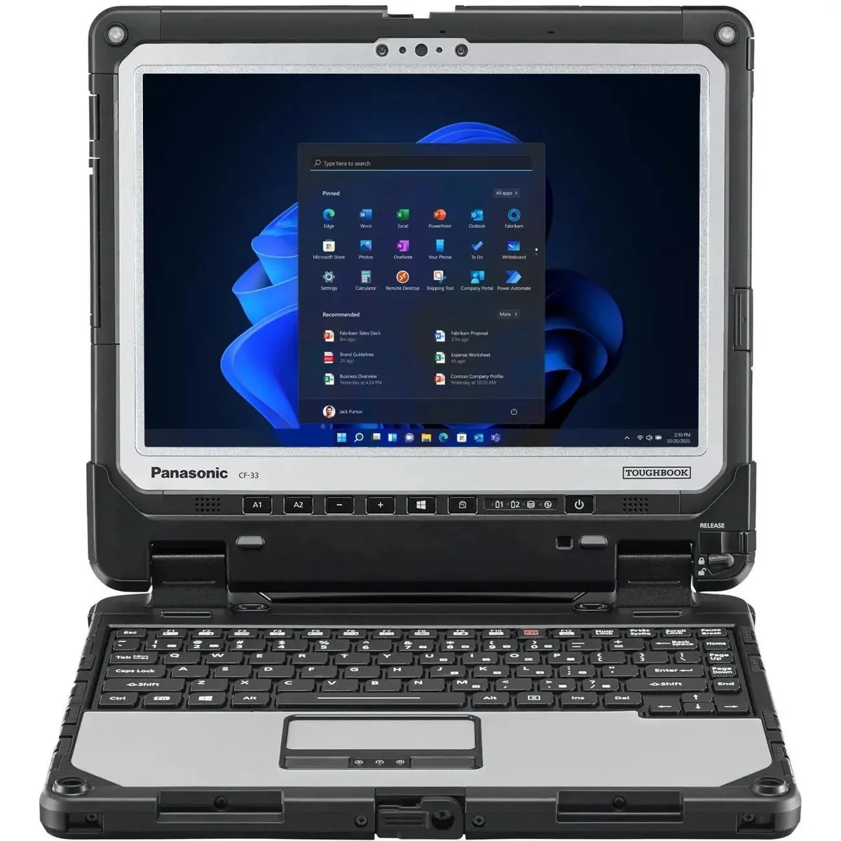 Panasonic Panasonic Toughbook CF-33 2-in-1 Laptop 12" QHD Core i5-7300U 8GB 256GB SSD 4G LTE — fotografie produktu