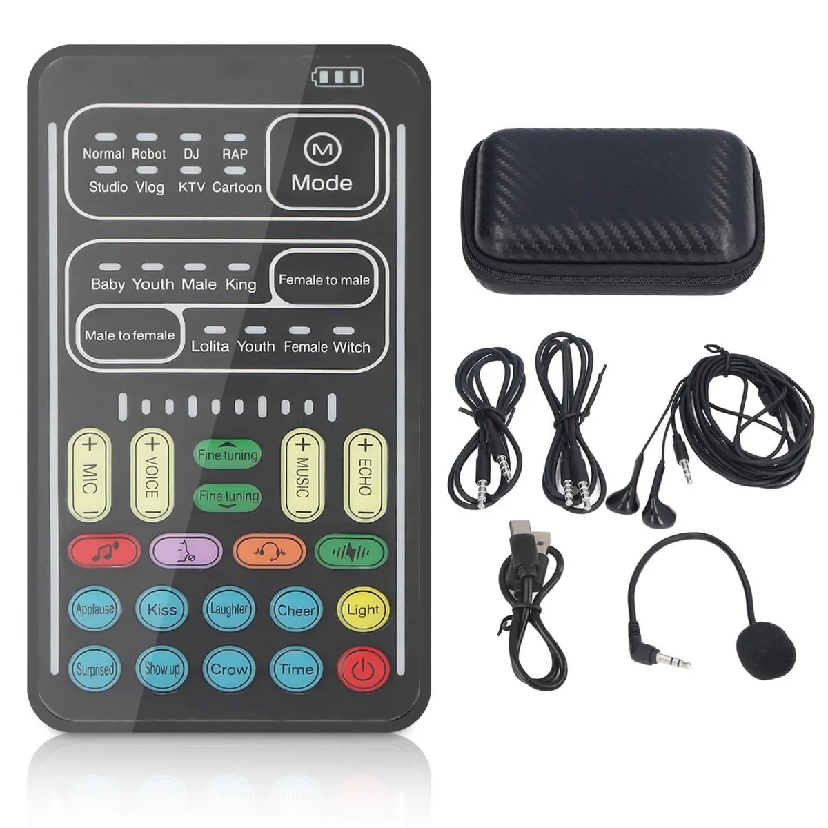  Diyeeni Diyeenigr5v2y7bf01422-11 Voice Changer 8 effects 48 KHz Bluetooth — product photo
