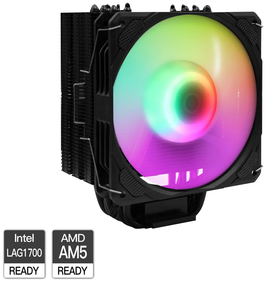 PANO-MOUNTS PANO-MOUNTS CPU Air Cooler 120mm ARGB 6 Heat Pipes 210W TDP — photo du produit