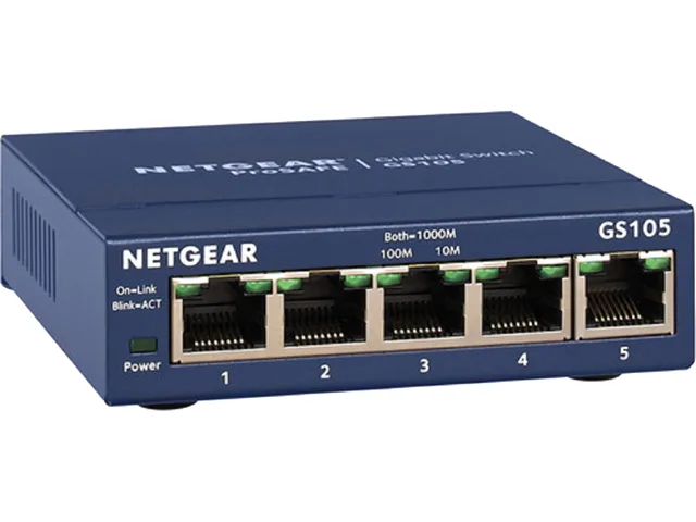 Netgear Inc. Netgear Inc. GS105NA 5-Port Gigabit Unmanaged Switch — photo du produit