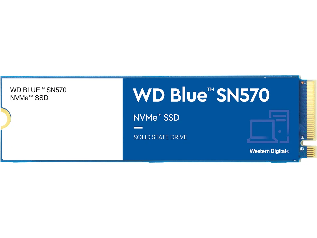Western Digital Western Digital WDS100T3B0C Blue SN570 1TB M.2 2280 NVMe internal SSD — product photo