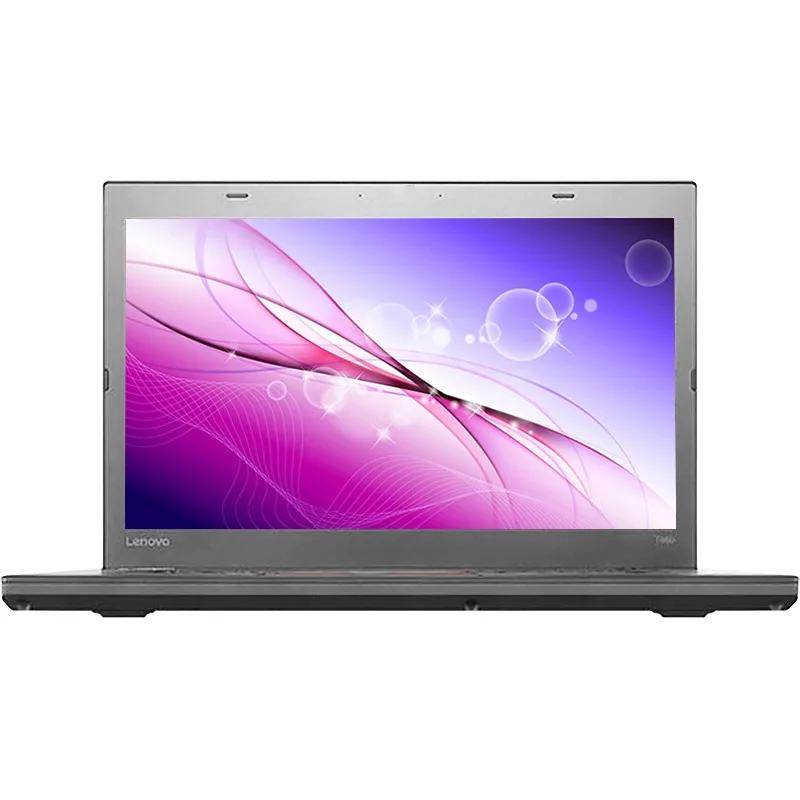 Black 14 inch ThinkPad T460 laptop closed matte finish