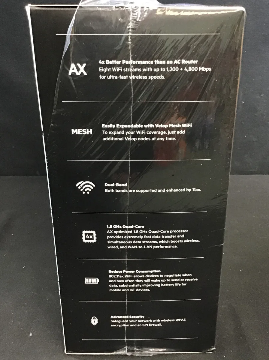 Linksys Linksys MR9610 AX6000 Dual-Band Wi-Fi 6 Mesh Router — produktfoto