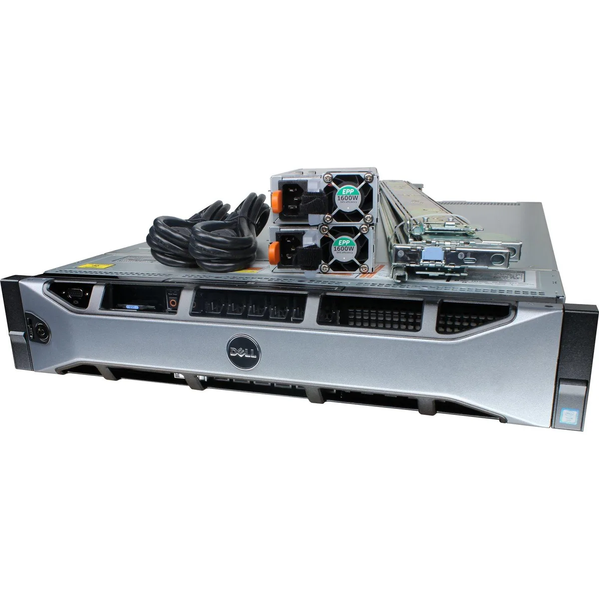 Dell PowerEdge R830 2U rack server front view with eight 2.5 inch drive bays